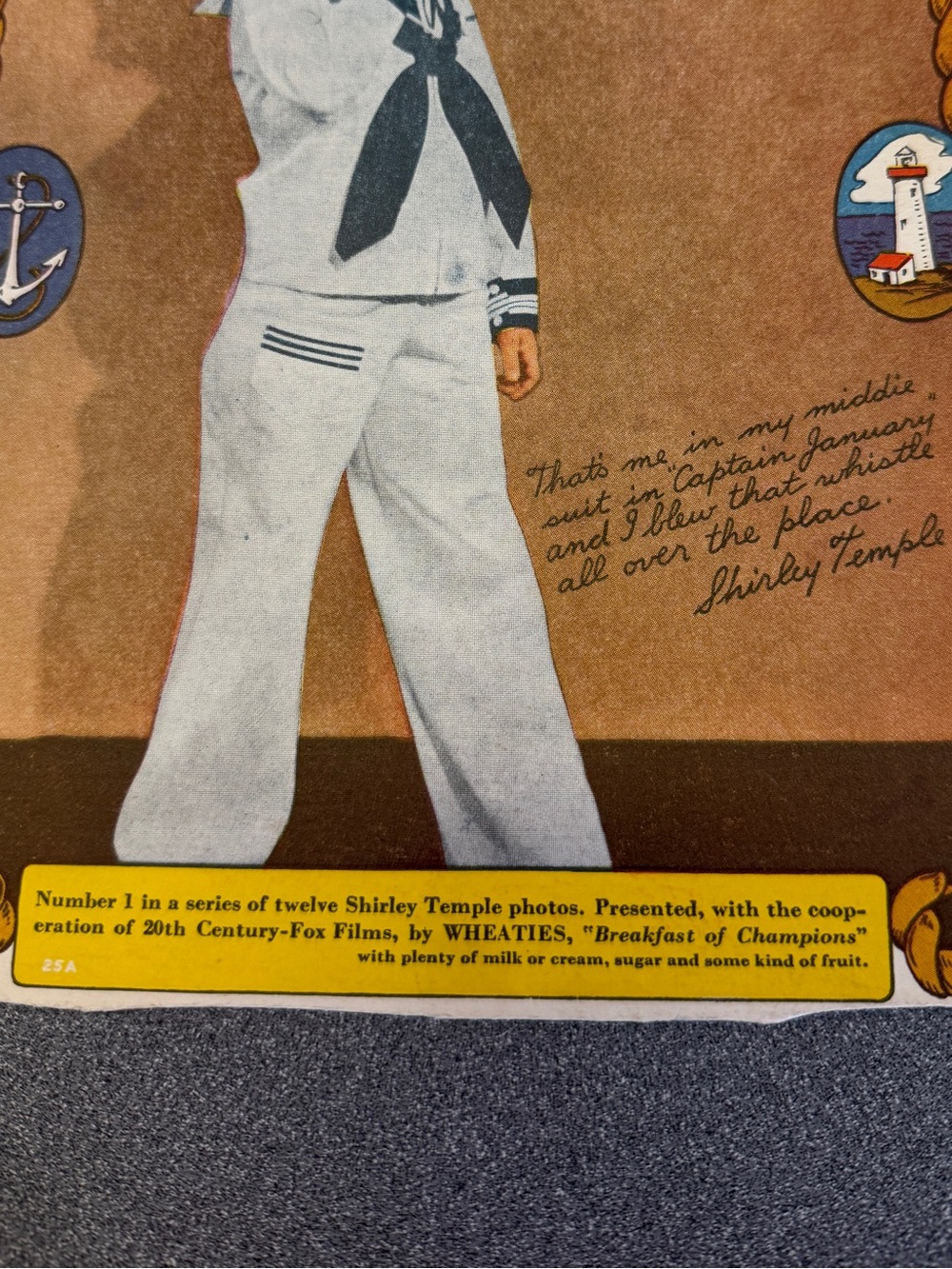 #8 — 1934 Shirley Temple Wheaties Box